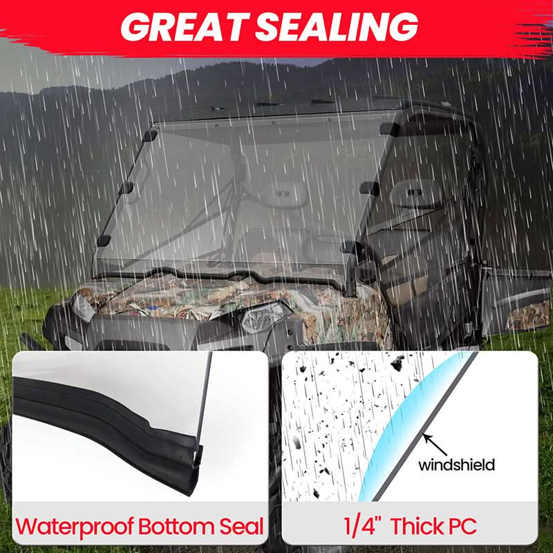 ranger xp 800 windshield sealing 