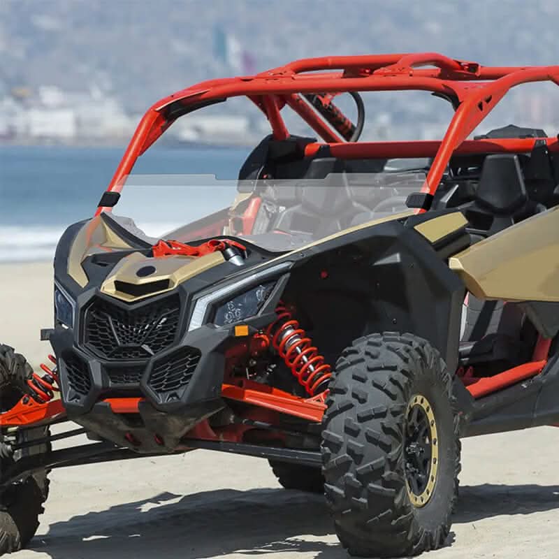 can-am maverick x3 half windshield 